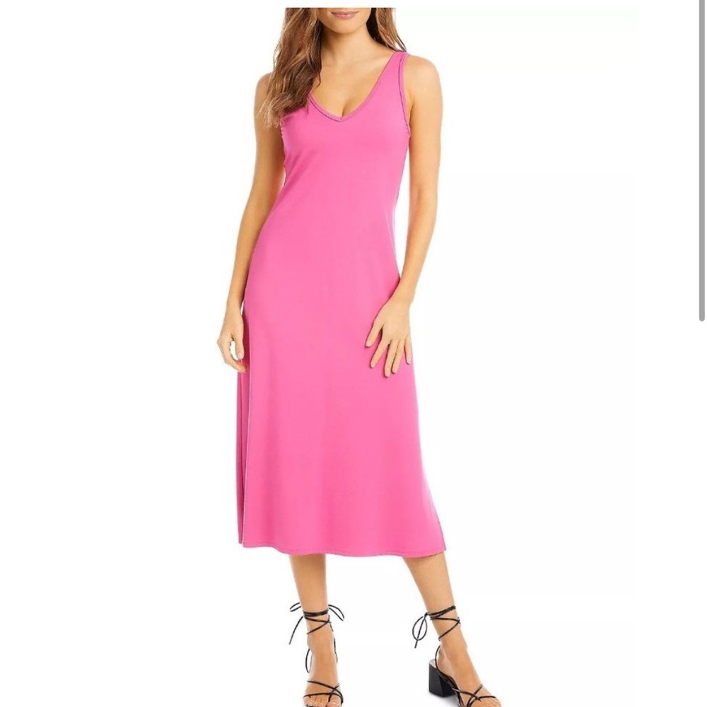 Karen Kane stretch pink sleeveless dress
